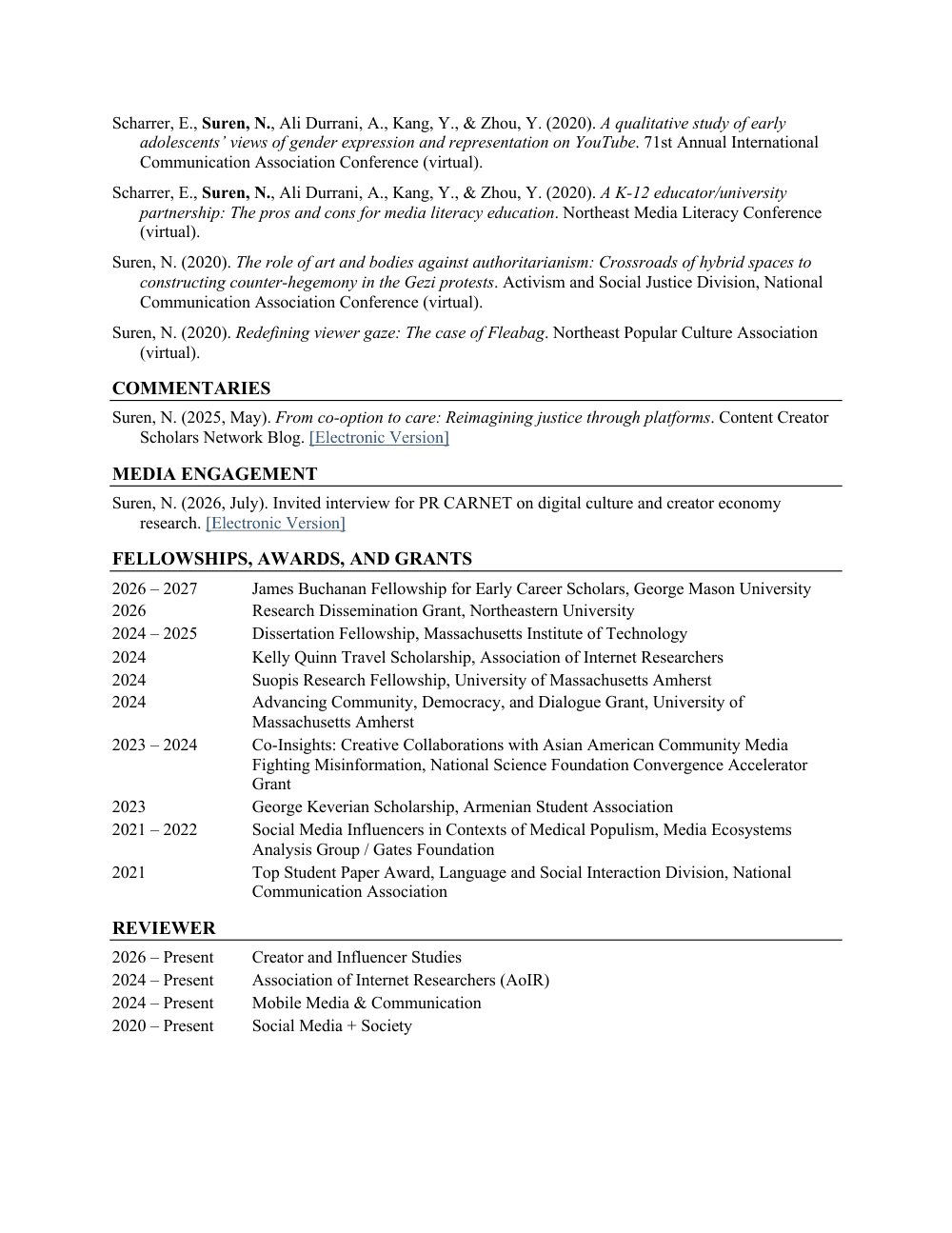 Curriculum vitae, page 4 of 7