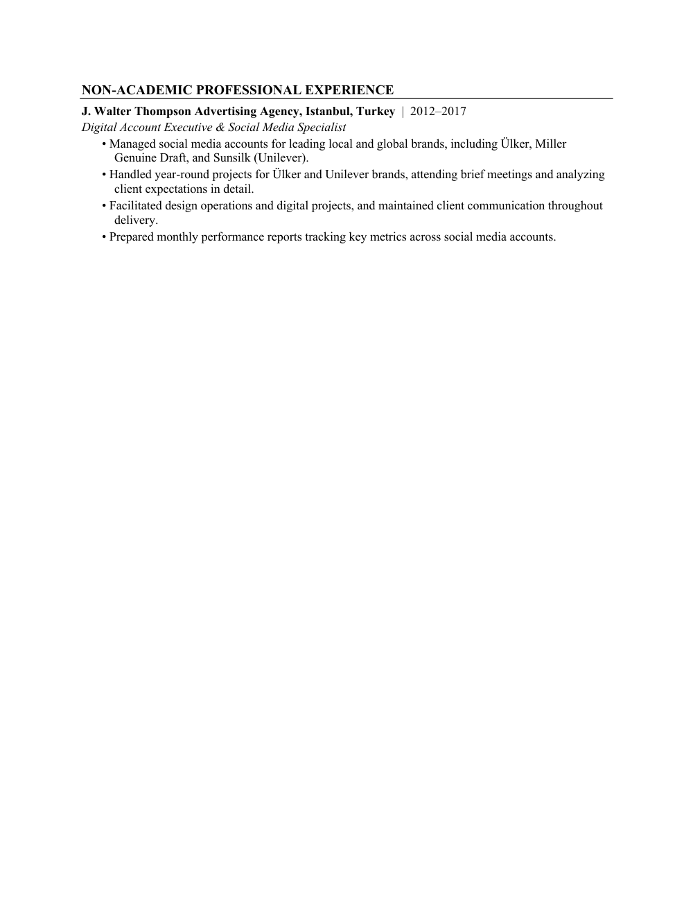 Curriculum vitae, page 7 of 7